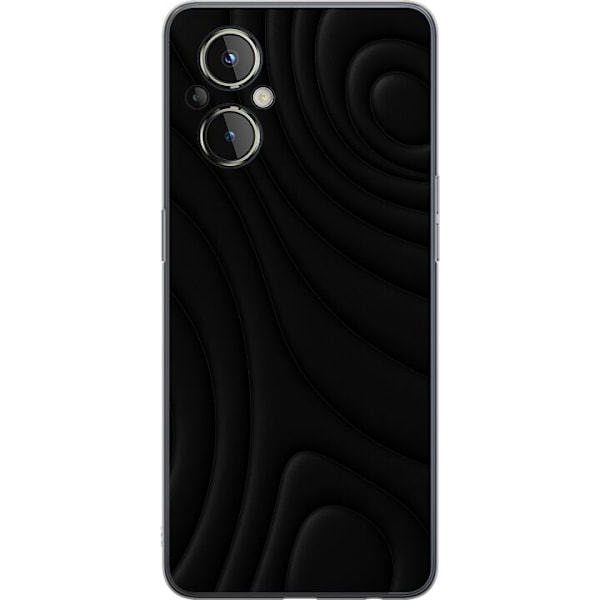 OnePlus Nord N20 5G Läpinäkyvä kuori Tummat Aallot
