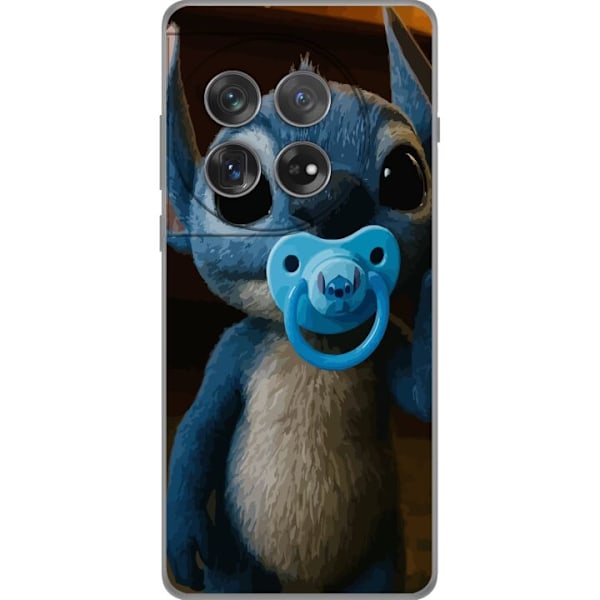 OnePlus 12 Läpinäkyvä kuori Stitch & Napp - vauvateema söpöllä hahmolla