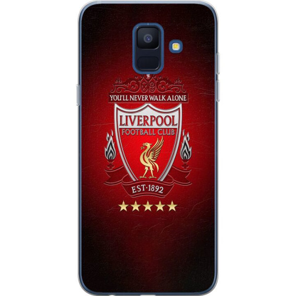 Samsung Galaxy A6 (2018) Läpinäkyvä kuori Liverpool