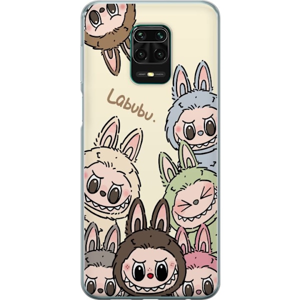 Xiaomi Redmi Note 9 Pro Läpinäkyvä kuori Labubu Pastel Collection