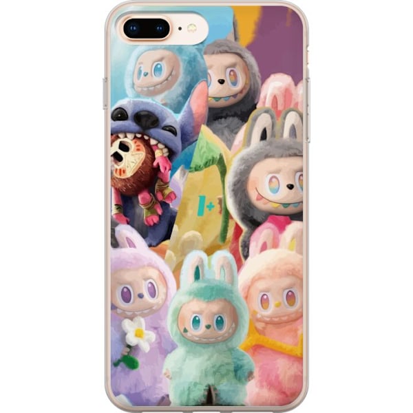 Apple iPhone 8 Plus Läpinäkyvä kuori iso