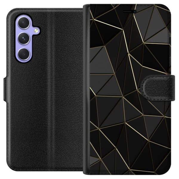 Kompatibelt Lommeboketui til Samsung Galaxy A54 midnatt