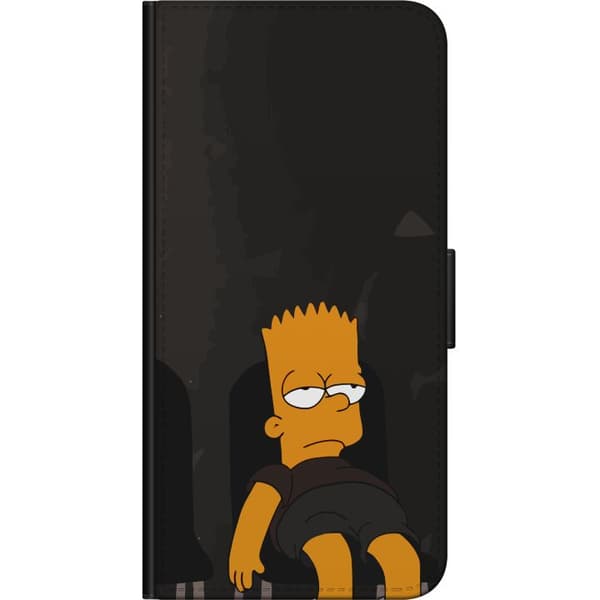 Kompatibelt Lommeboketui til Samsung Galaxy A03s Bart Simpson