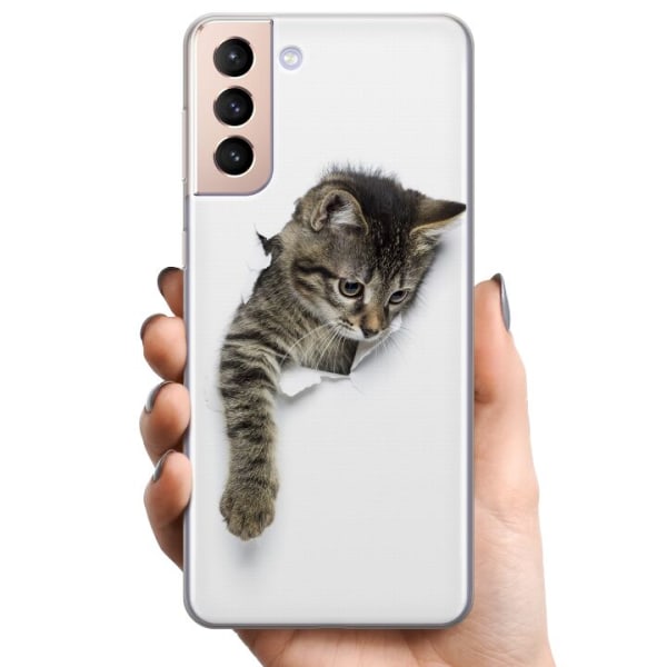 Samsung Galaxy S21+ 5G TPU Mobildeksel Katt