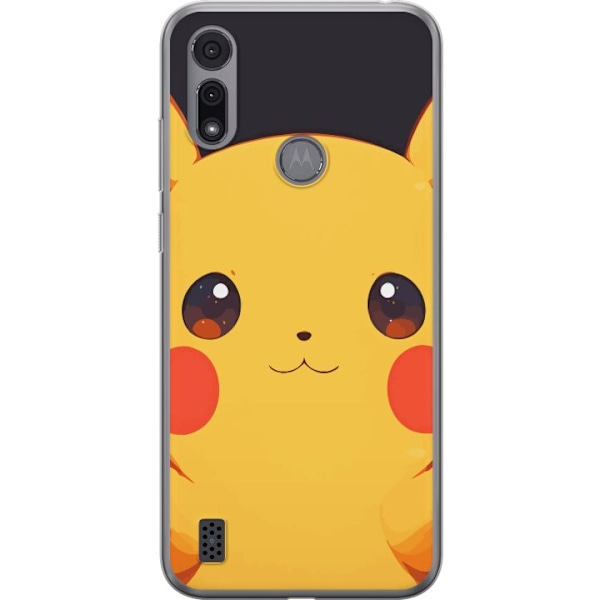 Motorola Moto E6i Genomskinligt Skal Pikachu