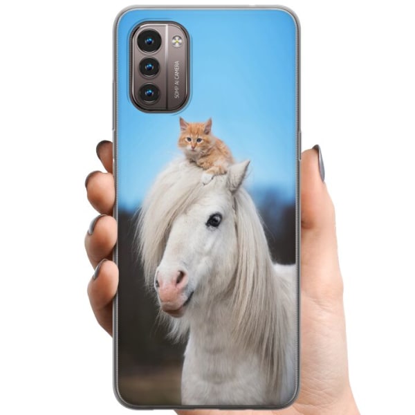 Nokia G21 TPU Mobildeksel Hest & Katt
