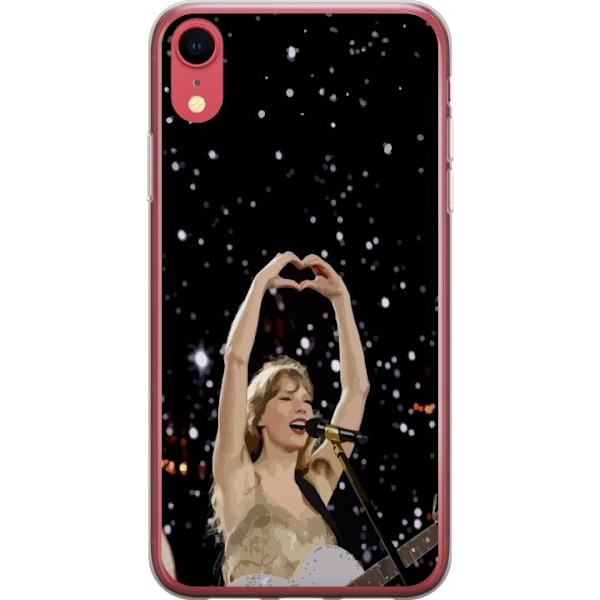 Apple iPhone XR Genomskinligt Skal Taylor Swift