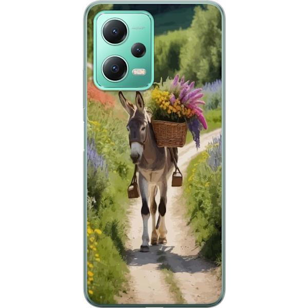 Xiaomi Redmi Note 12 Läpinäkyvä kuori Aasi Eläinaihe Rauhallinen Suunnittelu Luontoaihe Suosittu Koristelu Huumori Graafinen Eläinteema Eksoottin