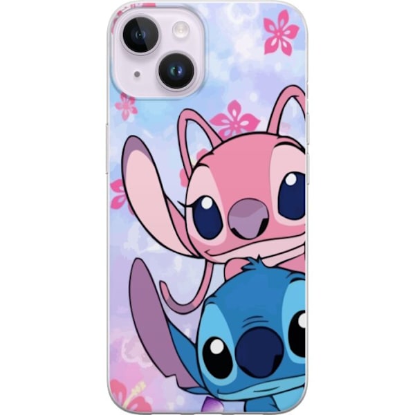 Apple iPhone 15 Plus Läpinäkyvä kuori Stitch & Angel