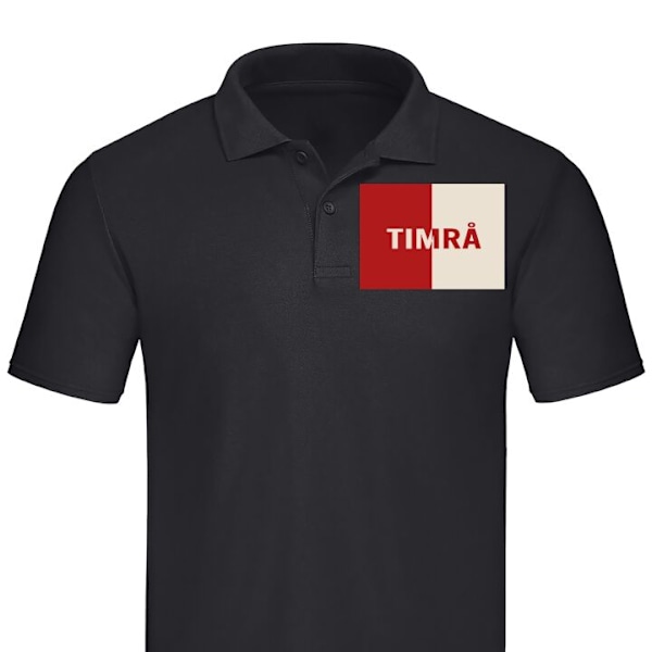Piké för Vuxen | Elegant Pikétröja Timrå – Hockey Svart XX-Large