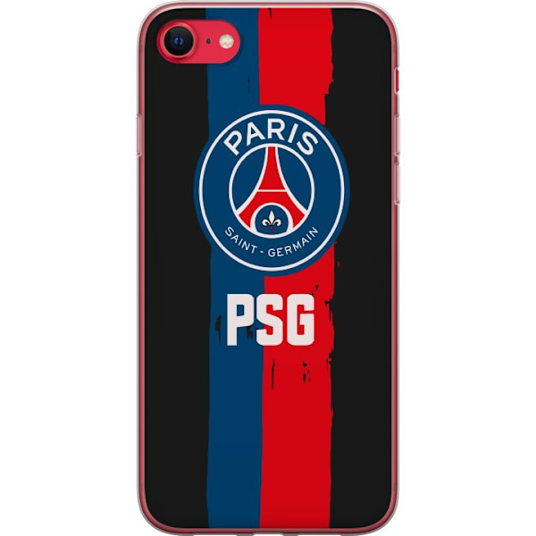 Apple iPhone 16e Läpinäkyvä kuori Paris Saint-Germain FC