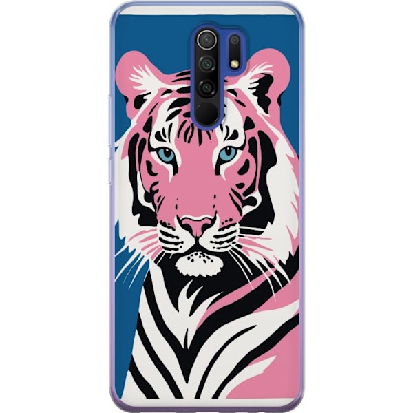 Xiaomi Redmi 9 Genomskinligt Skal Thoughtful Tiger