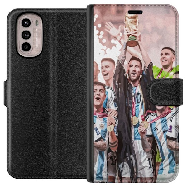 Motorola Moto G41 Tegnebogsetui Messi
