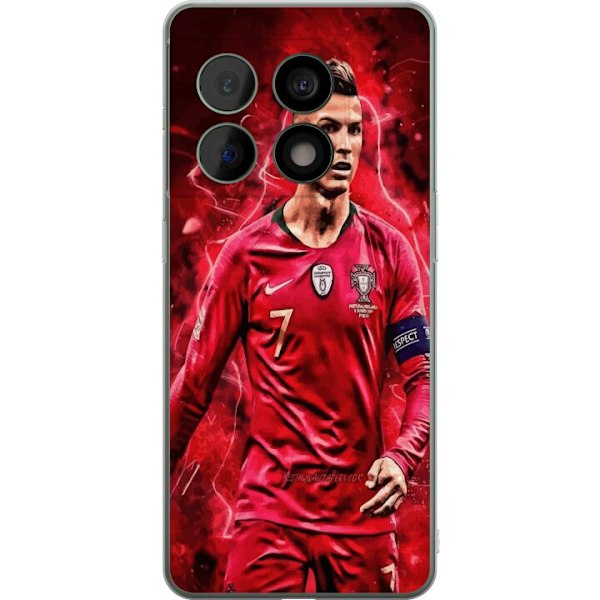 OnePlus 10 Pro Läpinäkyvä kuori Ronaldon Taidot - CR7 Suunn