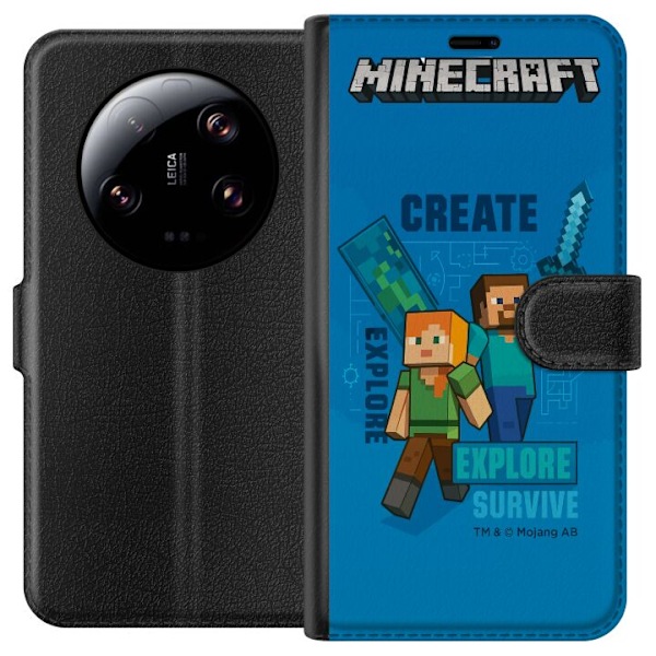 Xiaomi 13 Ultra Tegnebogsetui Minecraft Huler