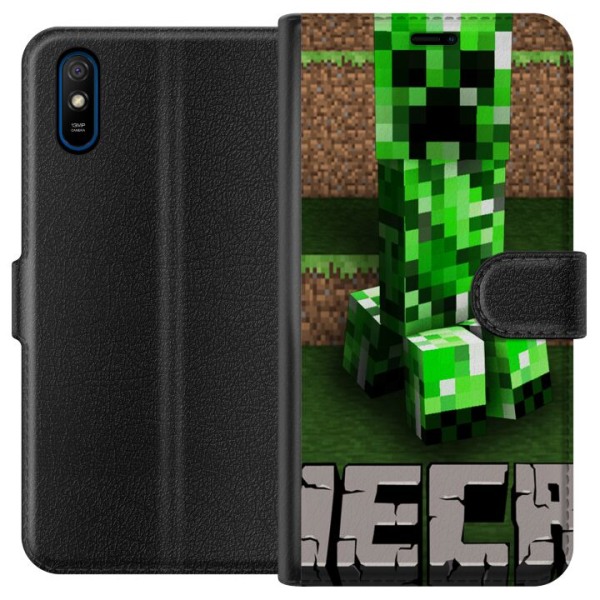 Xiaomi Redmi 9A Plånboksfodral Minecraft