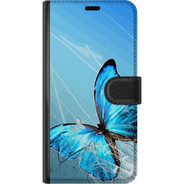 Samsung Galaxy Xcover 4 Tegnebogsetui Sommerfugl