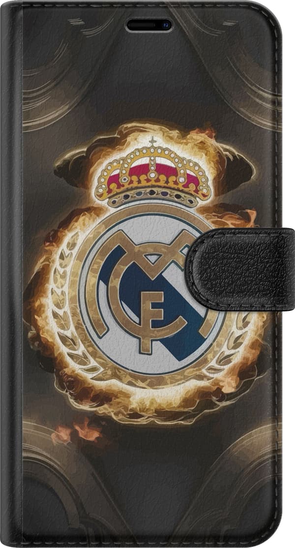 Kompatibelt Lommeboketui til Apple iPhone 12 Real Madrid