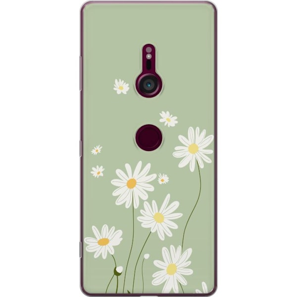 Sony Xperia XZ3 Genomskinligt Skal Prästkragar – blommigt mönster i svensk sommarstil