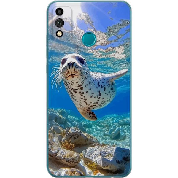 Honor 9X Lite Läpinäkyvä kuori Myynti Meri Uiminen Eläinaihe Luonto Vesimotiivi Sininen Suunnittelu Meriteema Suosittu Motiivi Villieläimet
