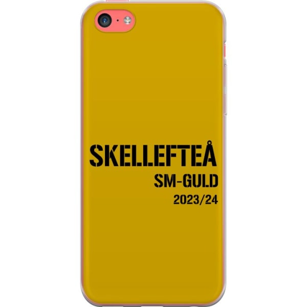 Apple iPhone 5c Gennemsigtig cover Skellefteå SM GULD