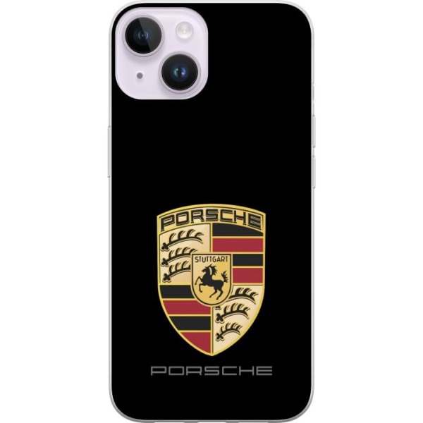 Apple iPhone 15 Plus Gennemsigtig cover Porsche