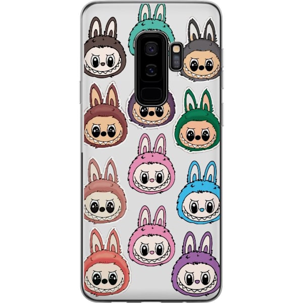 Samsung Galaxy S9+ Genomskinligt Skal Labubu Macaron Monster