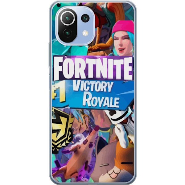 Xiaomi Mi 11 Lite Gjennomsiktig deksel Fortnite