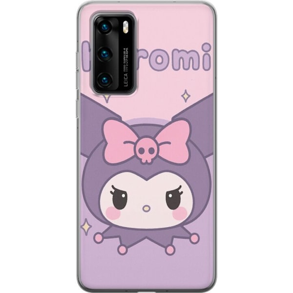 Huawei P40 Gennemsigtig cover Kuromi Kawaii