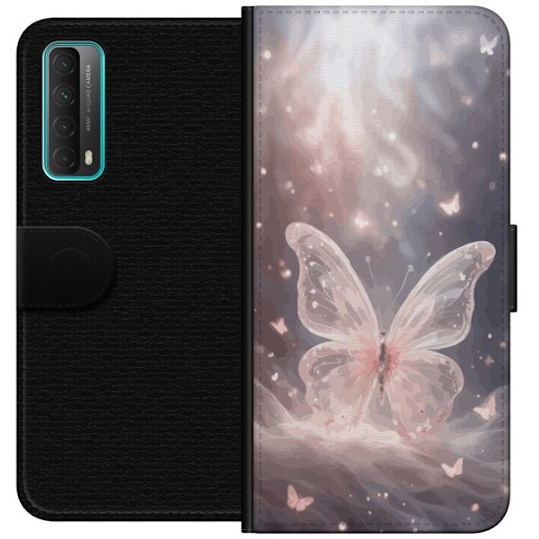 Huawei P smart 2021 Plånboksfodral Fjäril