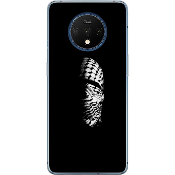 OnePlus 7T Läpinäkyvä kuori Keffiyeh-kuviointi - klassinen