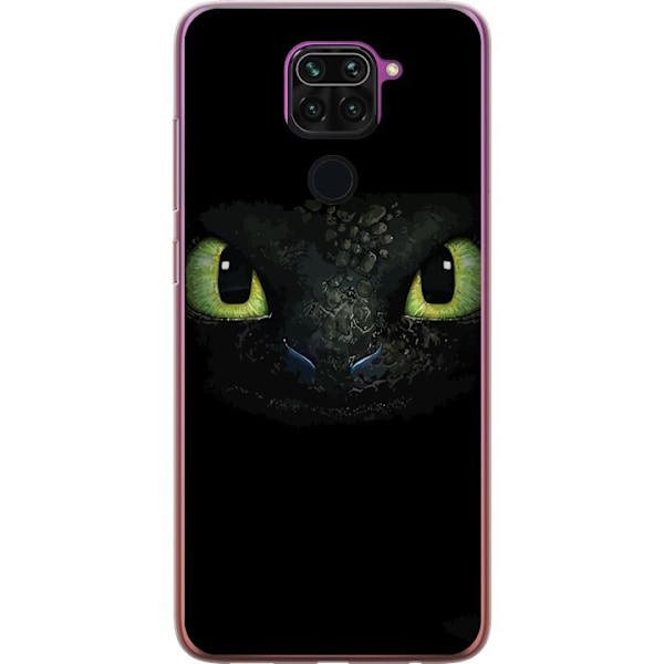 Xiaomi Redmi Note 9 Genomskinligt Skal How to Train Your Dragon (Draktränaren)
