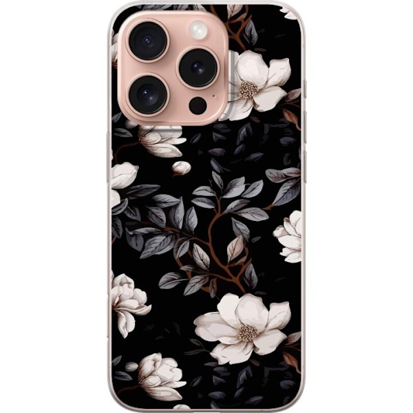 Apple iPhone 16 Pro Gennemsigtig cover Blomster