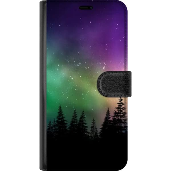 Kompatibel Tegnebogsetui til Apple iPhone 16 Nordlys