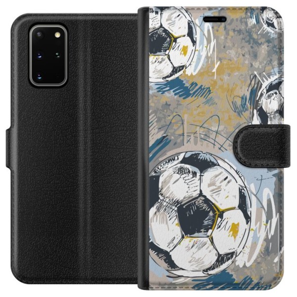 Samsung Galaxy S20+ Lompakkokotelo Jalkapallo