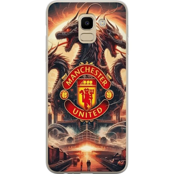 Samsung Galaxy J6 Gennemsigtig cover Manchester United