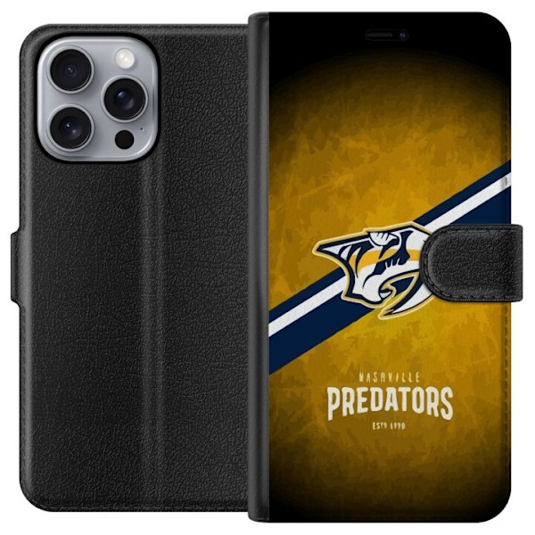 Apple iPhone 16 Pro Max Tegnebogsetui Nashville Predators (NHL