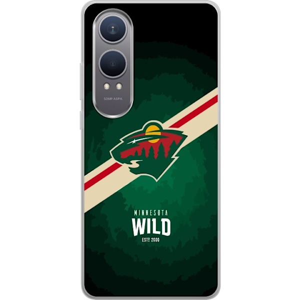 OnePlus Nord CE4 Lite Läpinäkyvä kuori Minnesota Wild (NHL)