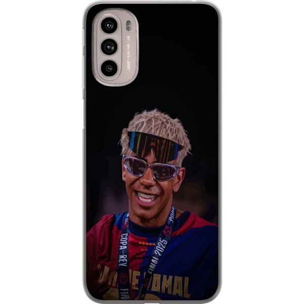 Motorola Moto G41 Läpinäkyvä kuori  Lamine Yamal matkapuhelinkotelo tyylikkäässä urheilumuotoilussa