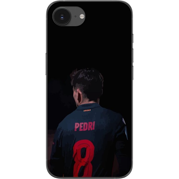 Apple iPhone 16e Gjennomsiktig deksel Pedri FC Barcelona Fotba