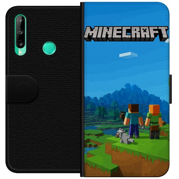 Huawei P40 lite E Tegnebogsetui Minecraft Key Art