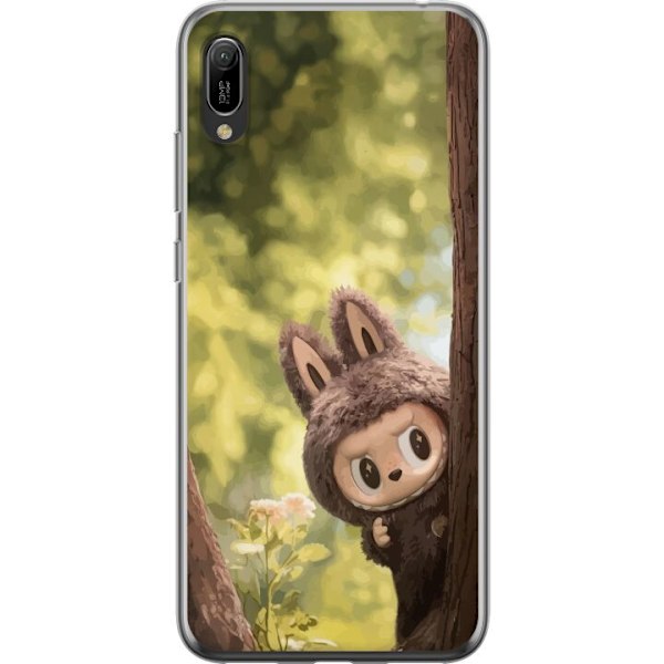 Huawei Y6 Pro (2019) Genomskinligt Skal Labubu Graffiti Vibes