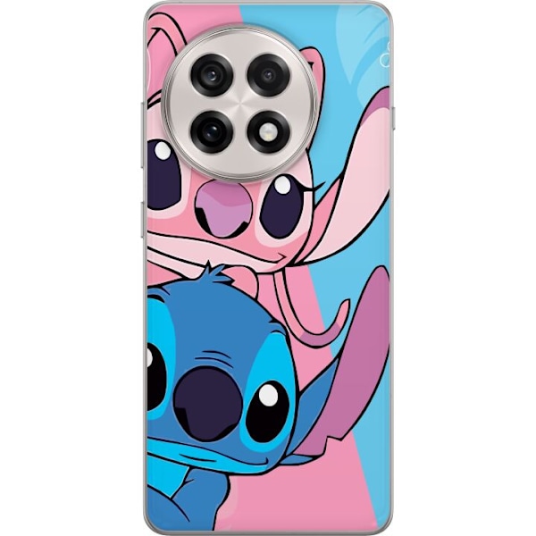 OnePlus 13R Läpinäkyvä kuori Stitch & Angel