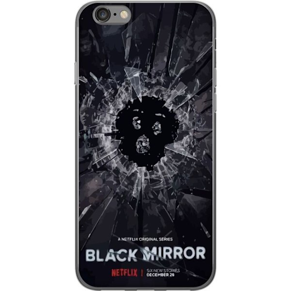 Apple iPhone 6s Genomskinligt Skal Black Mirror Sci-Fi Netflix