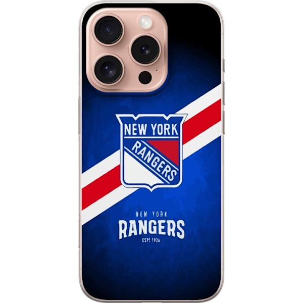 Apple iPhone 16 Pro Gennemsigtig cover New York Rangers (NHL)