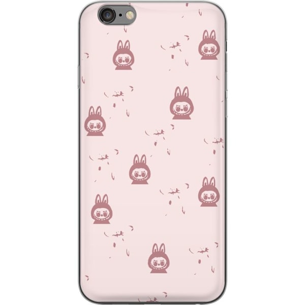 Apple iPhone 6 Plus Läpinäkyvä kuori Labubu Neon Pop - Neonvärinen pop art hirviö