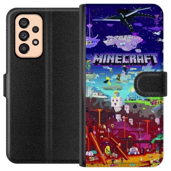Kompatibelt Lommeboketui til Samsung Galaxy A53 5G Minecraft