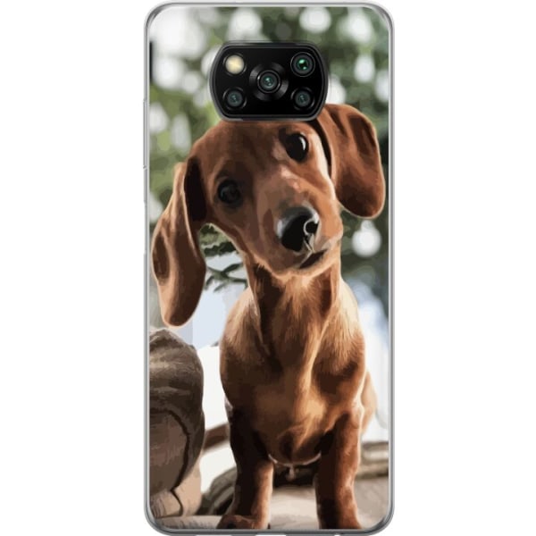 Xiaomi Poco X3 NFC Gennemsigtig cover Ung Hund