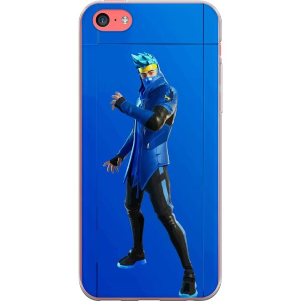 Apple iPhone 5c Gennemsigtig cover Fortnite - Ninja Blue