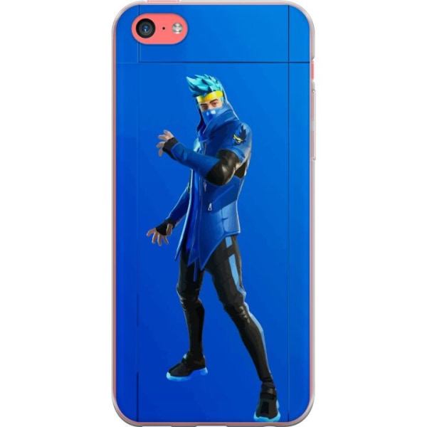 Apple iPhone 5c Genomskinligt Skal Fortnite - Ninja Blue